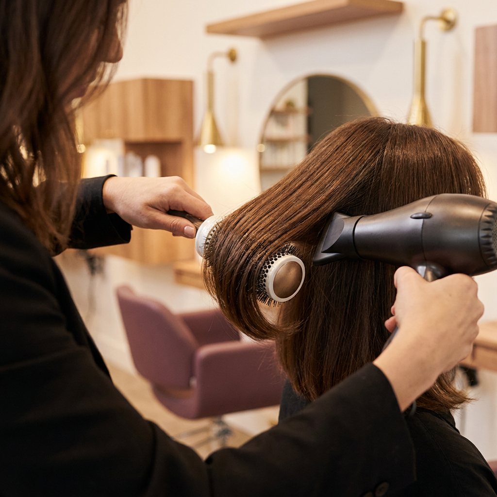 Stylen en föhnen bij VIP Haarstudio